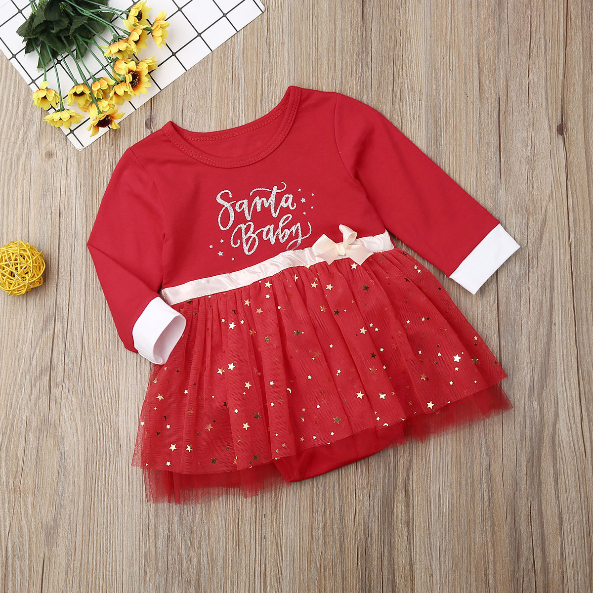 Baby Girl Christmas Outfit Tutu Dress